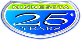 Logo for Mn/DOT's 25th anniversary celebration