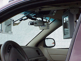 Camera inside intelligent vehicle