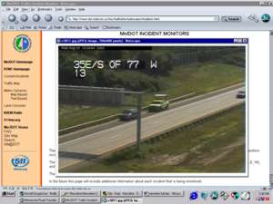 Web capture of traffic incident