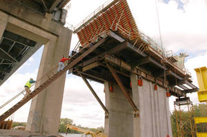 Wakota bridge in progress