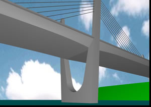 Graphic image of a bridge