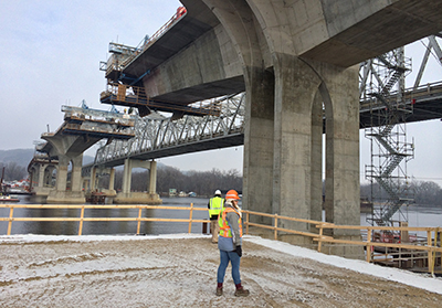 Photo of Winona Bridge project.