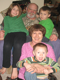 Photo of Toby Tennison and his family.
