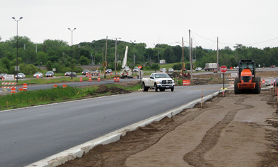 Photo of Hwy 10 project in Detroit Lakes.
