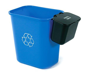 Photo of recycling bin.