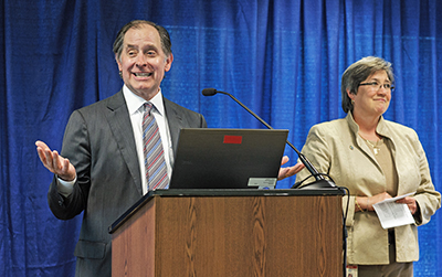 Photo of Charlie Zelle and Sue Mulvihill.