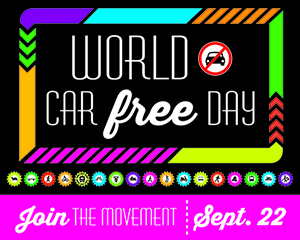 Graphic for Car Free Day.