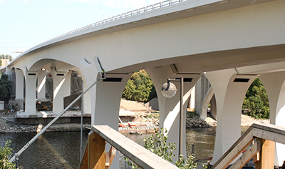 Photo of I-35W St. Anthony Falls bridge.