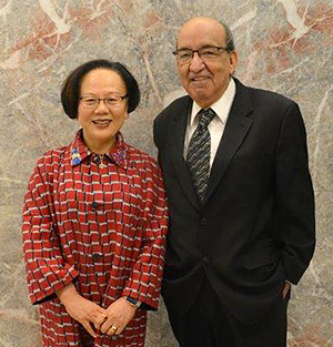 Photo of George Costilla and Hyon Kim.