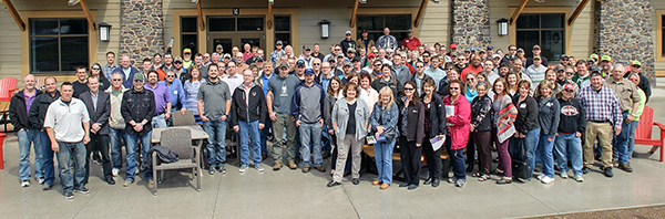 Group photo of District 1 employees.