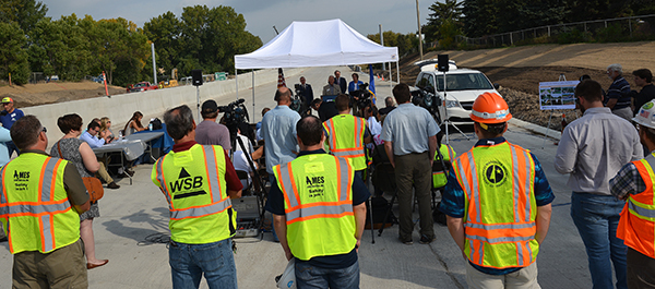 Photo of Hwy 169 opening ceremony.