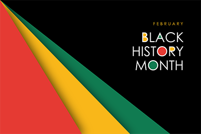 Graphic for Black History Month.
